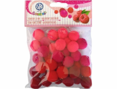 Astra Dekorativní pompoms 20 mm - Raspberry Chruśniak