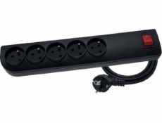 Power Strip Elgothech PSF3 Anti-Redevix 5 Sockets 3 m Black (PSF3-503-2)