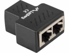 Síťový konektor adaptéru Lanberg Lanberg Splatter RJ-45-RJ-45 X2 SHIELDED