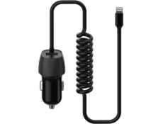 Nabíječka automobilů Platinet Platinets 3.4A USBA + Lightning Cable