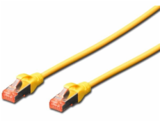 Digitus Patchcord Cat6, S-FTP, 0,5 m, žluté, 10 kusů (DK-1644-005-10)