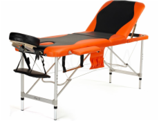 BodyFit Massage Bed 3 Segmentální černooranžový hliník (1037)