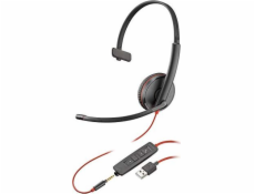 Sluchátka s Plantronics Blackwire C3215 USB-A mikrofon (209746-101)