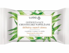 Luba luba_odiejing zvlhčující ubrousky aloe vera 15pcs