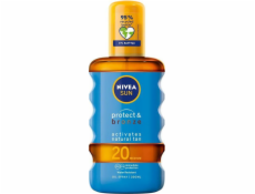 Nivea nivea_sun chrání bronzový olej aktivující SPF20 200ml tan