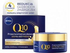 Nivea Nivea Q10 Extra Anti -Wrinkinkle Nutrition Přestavba 50 ml noční krém