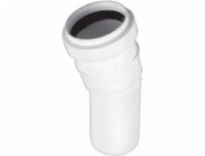 Magnaplast Knee 30 ° Vnitřní kanalizační systém HTB 32mm White (421108)