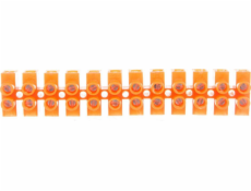 GTV Clamp 12-TORTER FLAT 2,5mm2 3A Orange LZ-25 LZ-25MM00-00