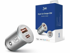 3MK 3MK Charger Hypercar Charger 30W Dodávka napájení automobilu 1xusb-a + 1xusb-c