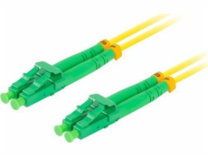 Lanberg Patchcord Fiber Optic SM LC/APC-LC/APC Duplex 3,0 mm LSZH G657A1 3M Žlutý Lanberg