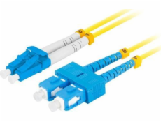 Lanberg Patchcord SM SC/UPC-LC/UPC Duplex 3,0 mm LSZH G657A1 5M Žlutý Lanberg