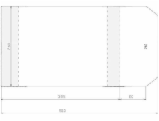 Zaznamenatelný kryt 260x465 mm (50 ks)