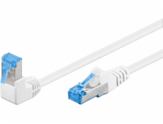 Goobay Goobay Patchcord S/FTP Cat. 6a Simple / Angular 90 White 5m