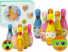 Import Leantoys Game Set Soft Bowling 6 kusů barevný míč míč