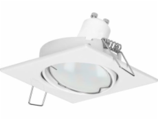 Sutri SM Dekorativní rám spotu Luminaire, MR16/GU10 Max 50W, Square, Nastavitelný, bílý, AD-AD-6178/W