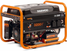 Daewoo GDA 3500E engine-generátor 2800 W 18 L Petrol Black Orange