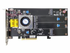 ARECA 4x M.2 NVMe/SATA RAID0/1/10/JBOD card , PCIe4.0 x8 Card, full profile