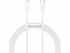 Kabel USB kabel USB-C pro Lightning Baseus Superior Series, 20W, PD, 1,5 m (bílá)