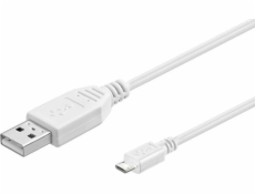 USB USB -A Microconnect Cable - MicroUSB 5M White (USBABMICRO5W)