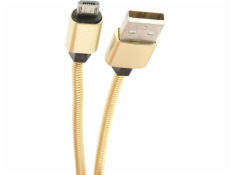 Kabel kovového kabelu Omega Micro-USB USB na USB 1.8A 1M