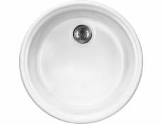 Deante 1-Chamber Sink Lusitano bez kulaté kapky 44,5 cm bílé (ZCL_680N)