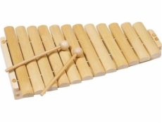 Goki Xylophone, Dulcimer 12 tun dřevěný pro děti, Montessori Uniw AIDS