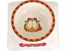 Garfield Garfield, kočka, bílá/šedá melaminová mísa