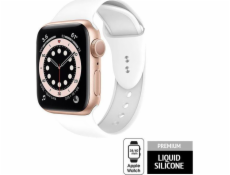 Crong Apple Watch 38/40 mm bílý pás