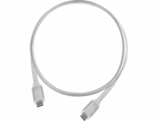 USB USB-C Silverstone Cable-USB-C 1 M WHITE (52037)