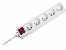 Kemot Up Power Strip. 5 Sockets 1,5 m White (urz3032-1.5)