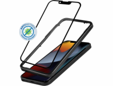 Crong Crong Anti -Bakteriální 3D zbrojní sklo - 9H Tempered Glass pro celý iPhone 13 Pro Max + instalační rámec
