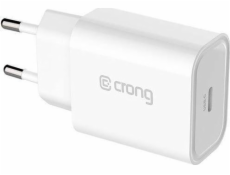 Nabíječka Crong Travel Charger 1x USB-C 3 A (CRG-TUSBC20-WHI)