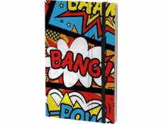 Bang21 x 13 cm notebook papír/lepenka se slonovinou