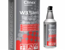 Klinex Kapalina Kapalina pro čištění podlahové glazury stěny v koupelnové sanitární zařízení Clinex W3 Sanit 1L Kapalina Floor Cleating of Wall Glazure v koupelnách v koupelnách clinex w3 sanit 1l