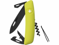 Swisis Pocket Knife Swiza D03 Allblack Yellow