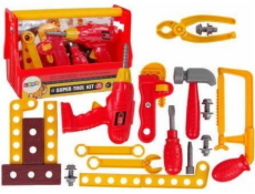 Import Leantoys Tool Set Hammer Ticks Red