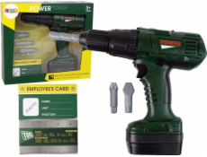 Import Import Leantoys Drill pro DIY Green Battery Drill