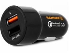 Hammer Car Express 2x USB-A nabíječka (69339)