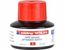 Edding inkoust pro doplnění permanentních značek E-MTK 25 Edding, červená