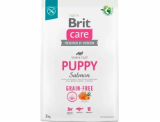 Dry food for puppies and young dogs all breeds (4 weeks - 12 months).Brit Care Dog Grain-Free Puppy Salmon 3kg