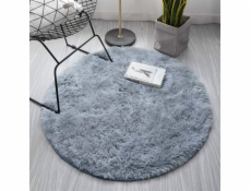 Strado Okrúhly koberec Shaggy Strado 150x150 SilverFur (Light Grey) univerzálny