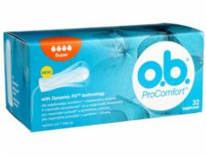 O.B Procomfort Super pohodlné tampony 1 OP.-32 PCS