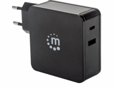 Manhattan 1x USB-A 1x USB-C 3 A nabíječka (180214)