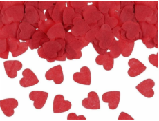 PartyDeco Confetti Heart 1,6x1,6 cm red15g