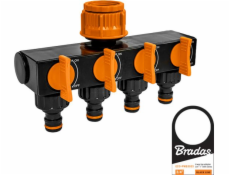 Bradas Black Line 4-Way Garden Distributor s Bradas 8214 ventily