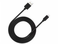 CANYON nabíjecí kabel Lightning MFI-12, 26MB/s, 5V/2.4A, Apple certifikát, délka 2m, bílá