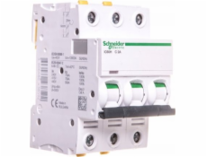 Schneider Electric Istič 3P C 2A 10kA AC iC60H-C2-3 (A9F07302)