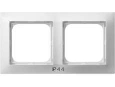 Ospel Dvojitý rámeček pro konektory IP-44 BIALY (RH-2Y/00)