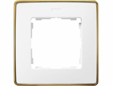 Kontaktní-Simon Simon Detail 82 Single Frame Detail Select-Metal White / Gold Base 8201610-245