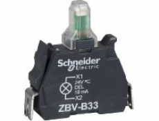 Schneider Elektrické světlo s LED WHITE 24V AC/DC (ZBVB14)